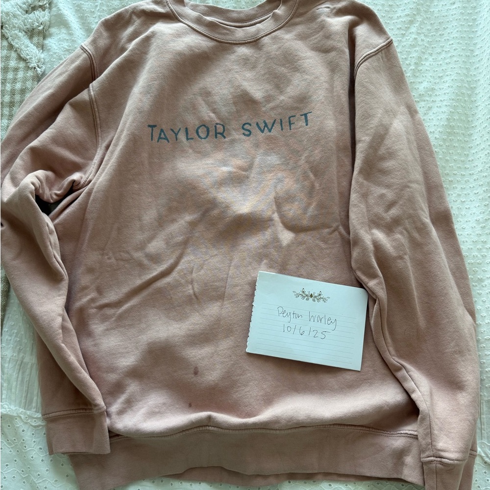 Taylor Swift Pink Sweatshirt